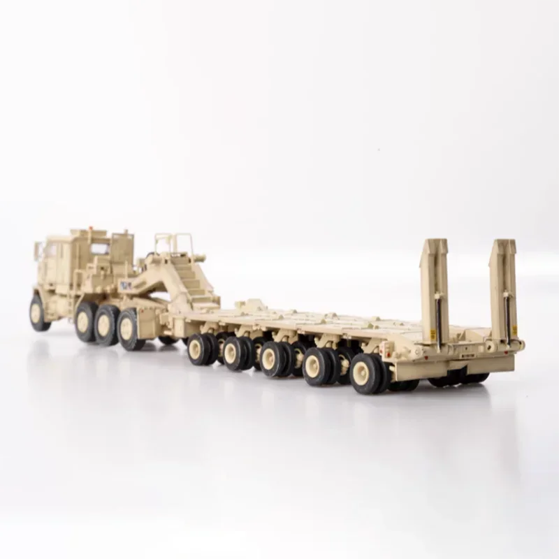 1/72スケールの米軍m1070大容量輸送車両砂漠黄色の多色戦闘トレーラー