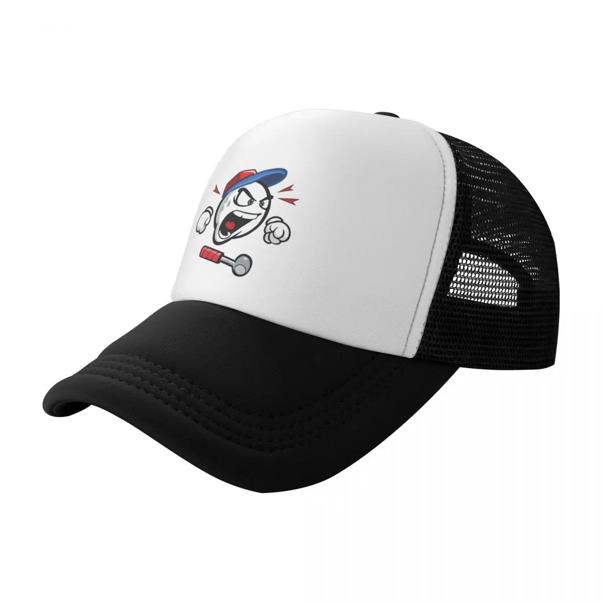 

Angry Golfer Baseball Cap Icon Golf Hat custom Hat dad hat Women's Hats For The Sun Men's