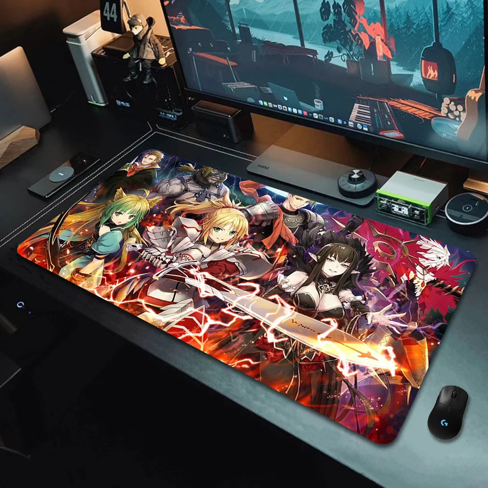 

Mouse Mat Fate Apocrypha Mause Pad Anime Gaming Accessories Large Gamer Cabinet Kawaii Mousepad Xxl Desk Cute Pc Carpet Mats