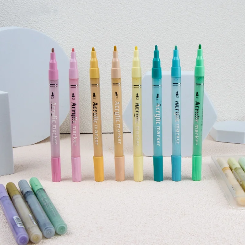 아크릴 방수 마커 펜, 모란디 컬러 마커, 세라믹 펜, DIY 핸드 페인팅