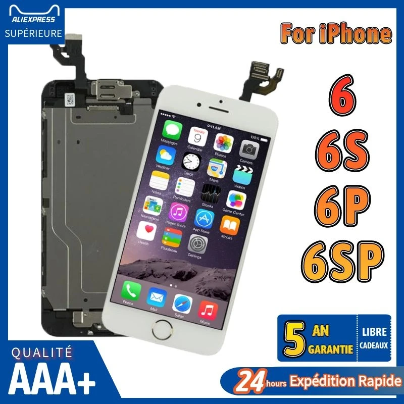 Полный ЖК-дисплей для iPhone 6 6S Plus ЖК-экран в сборе сенсорный дигитайзер замена 6P 6SP