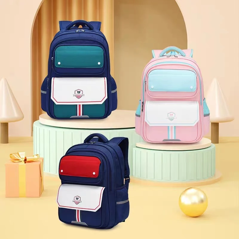 Sun Eight School Bags For Boys Girls British Style Primary Student Shoulder Orthopedic Backpack Grade 1-5 Large Capacity Mochila