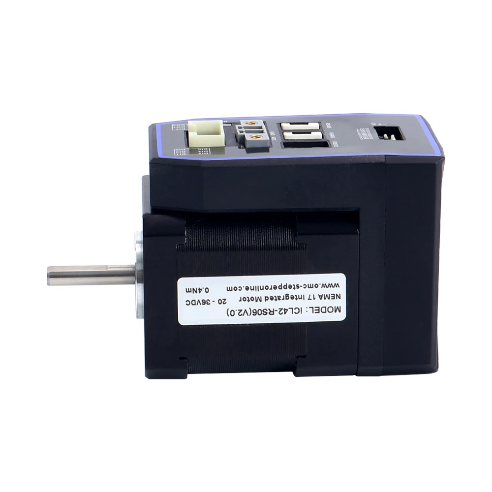 STEPPERONLINE NEMA 17 통합 RS485 폐쇄 루프 스테퍼 모터 0.4Nm 20-36VDC(14비트 증분형 자기 인코더 포함)