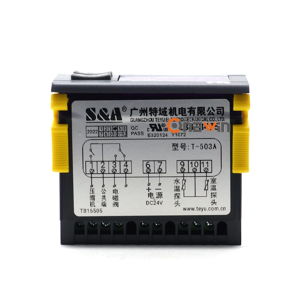 Exibição do controlador de temperatura S & A para a indústria, resfriador de água fria, T-503, T-504, CW3000, CW5000, CW5200