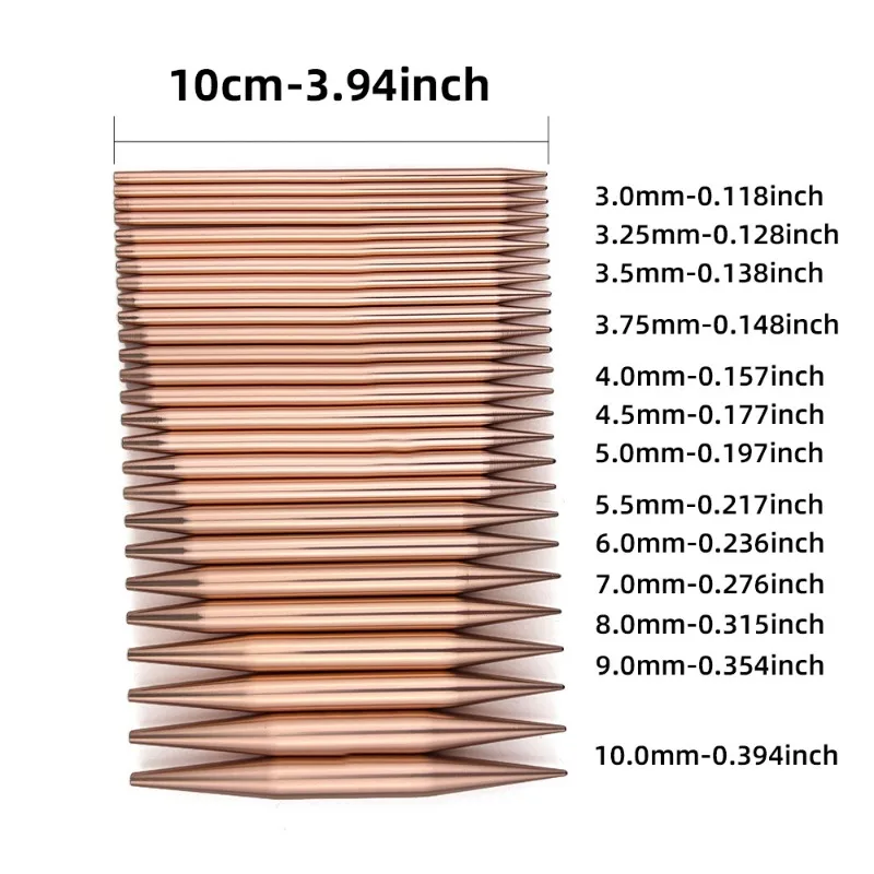 Knitting Needles Crochet Kit Crochet Hooks Knitting Supplies Crochet Needles Knitting Material Knitting Craft Supplies Aluminum Circular Knitting Needles Set Interchangeable Crochet Hooks Knitting Accessories Weaving Yarn Needle Kit
