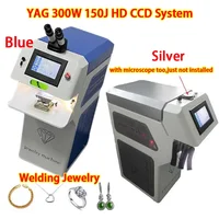 300W 150J Jewelry Laser Welding Machine Metal Spot Welder with HD CCD Microscope for Gold Silver Chain Ring Pendant Soldering 1