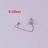 Boucles d'oreilles tendance en acier inoxydable pour femmes, 1 pièce, chaîne à Double perçage, fleur coréenne, Zircon, clous de perçage, bijoux à la mode