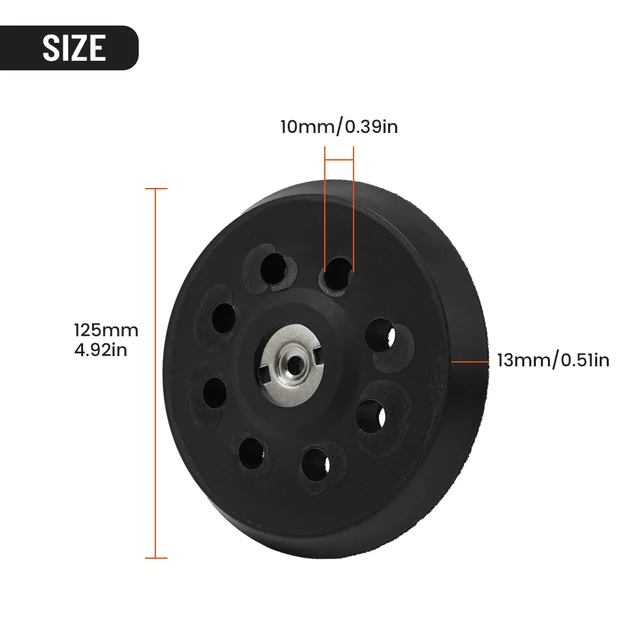 Disque de polissage pour ponceuse Metabo Intec 325, plaque de tampon de  ponçage, SXE 125, 425mm, tampons de support pour planche - AliExpress