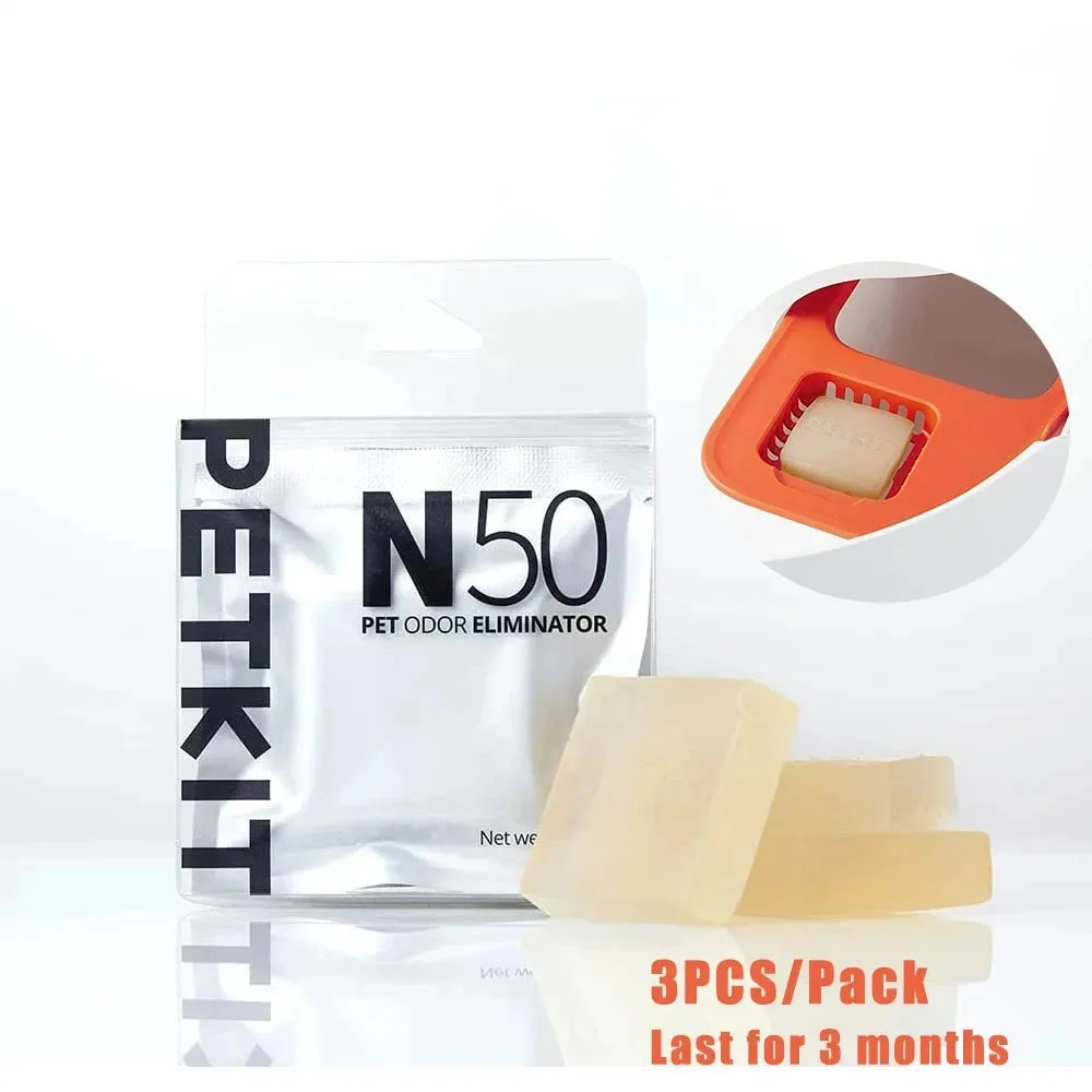 Pet Deodorant Cube N50 for PETKIT PURA MAX Cat Litter Box Automatic Shoveling A Pack 3PCS Use for Three Months Cat Supplies