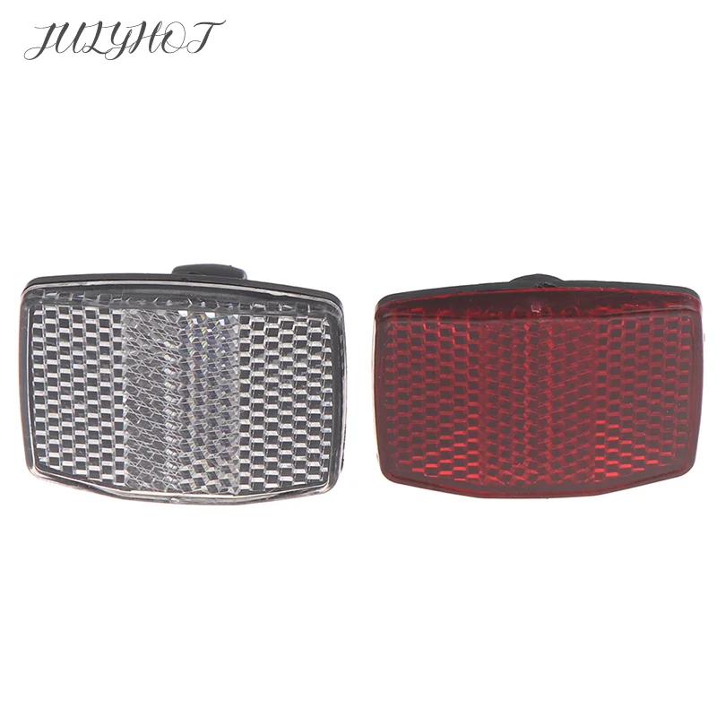 

New 1Pcs High Quality Bicycle Bike Handlebar Reflector Reflective Front Rear Warning Light Safety Lens White/Red