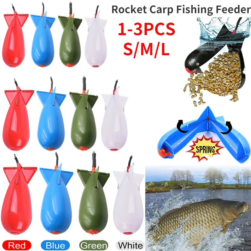 Carp Fishing Rocket Feeder Spomb  Rocket Fishing Accessories - L Carp  Fishing Feeder - Aliexpress