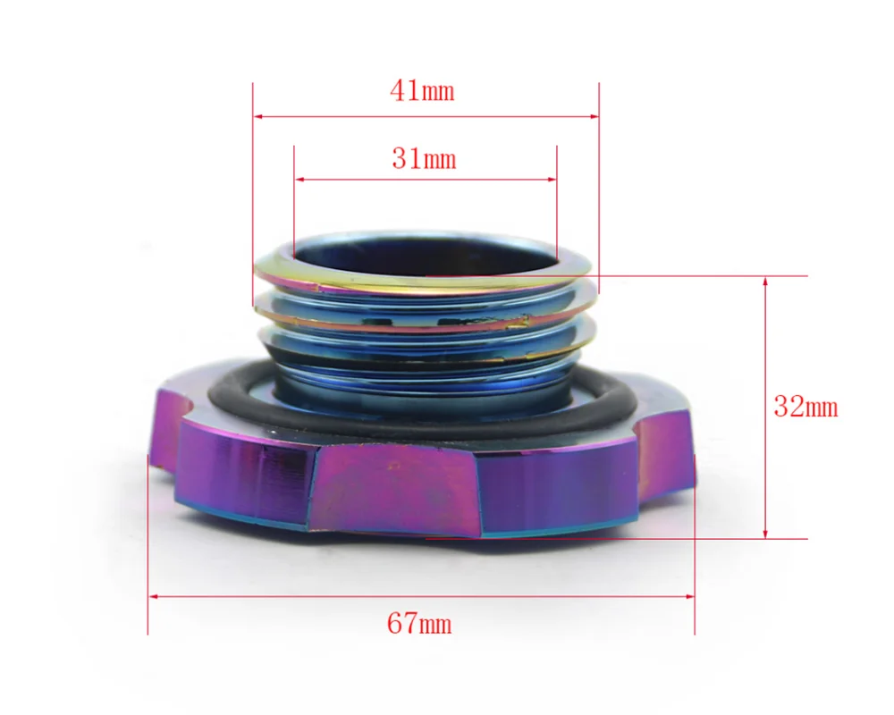 Aluminum Alloy Engine Oil Filler Cap 7 Colors Available For Subaru STI WRX GC GD GF GM GG GE Tank Covers Auto Replacement Parts