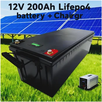 Batteria 12V 300Ah LiFePO4 Accumulo di energia domestica Celle al litio ferro fosfato BMS integrate per soluzioni di alimentazione di backup