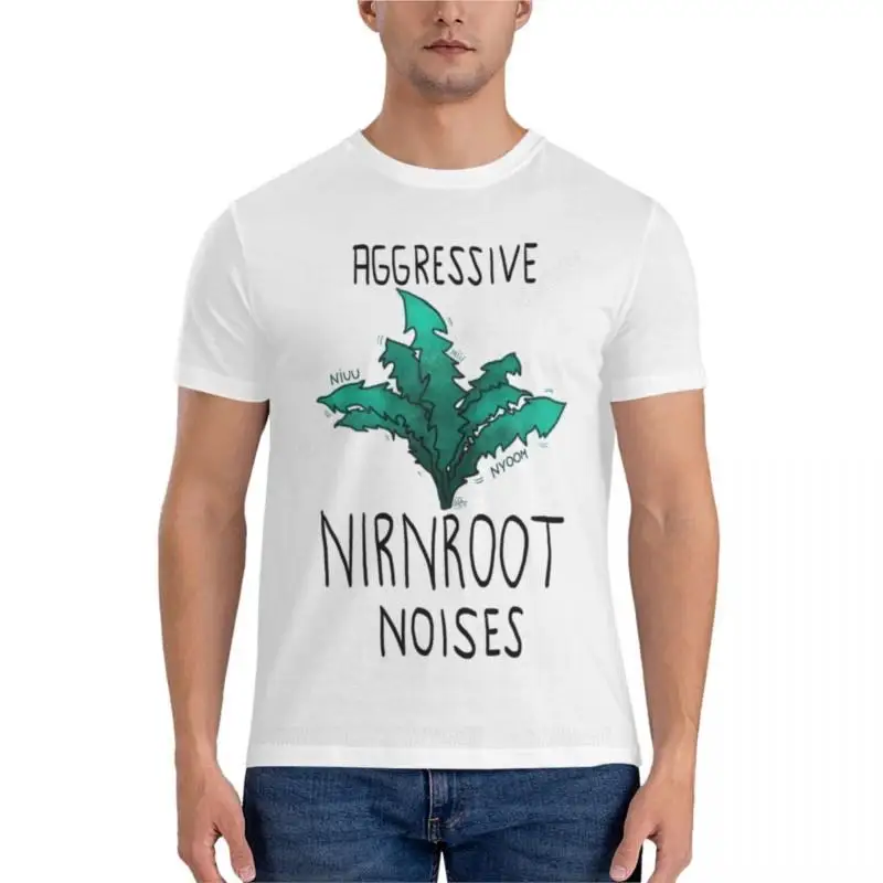 

Мужские футболки хлопок teeshirt агрессивные шумы nirnroot Классическая футболка мужская футболки с коротким рукавом графика футболка