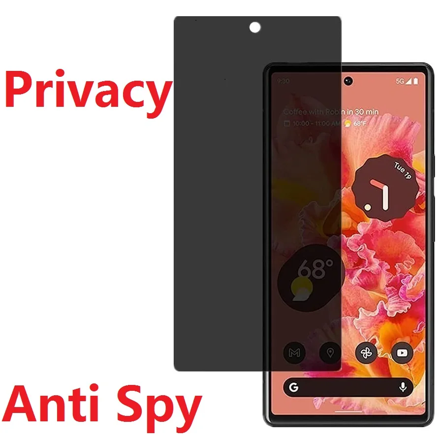 Privacy Tempered Glass Screen Protector Film - Anti-Spy Shield