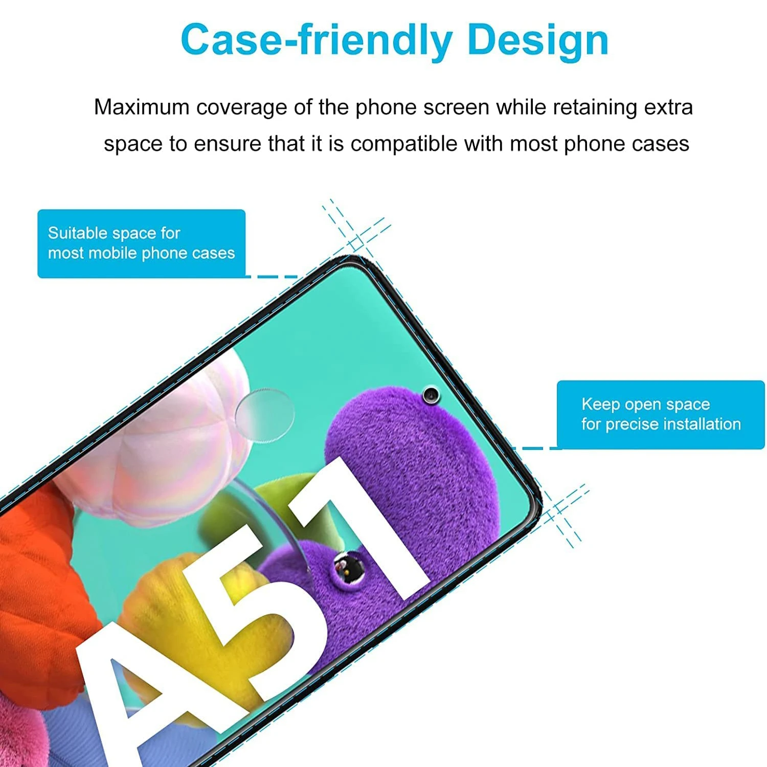 Premium Tempered Glass Screen Protector Film - 2 or 4 Pack