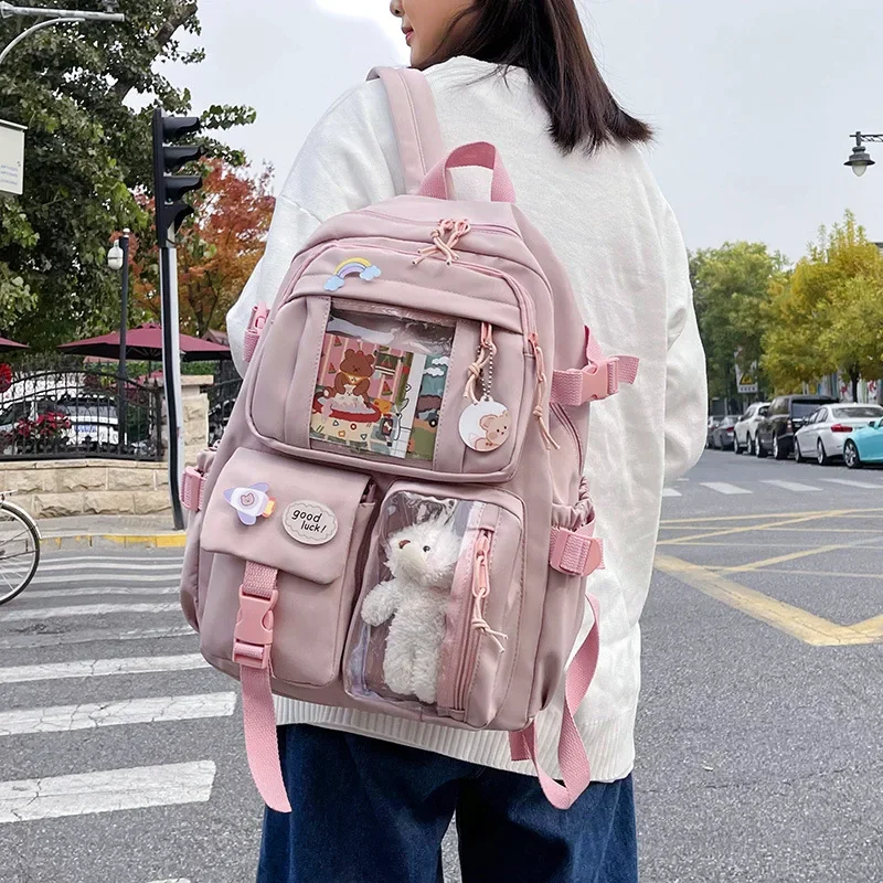 itabag backpack large capacity lightweight large capacity high school students schoolbag female hundreds of shoulder bags 2