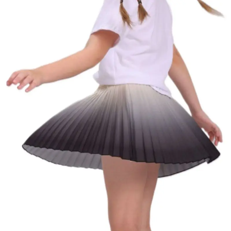 Children Girls Tennis Skirt Gradient Color Pleated High Waist Skirt Casual tie-dye Mini A-Line Skirt Built-in Bottoms 8 Sa7a0f4fd0b584557ae0bc378e7ec560d2