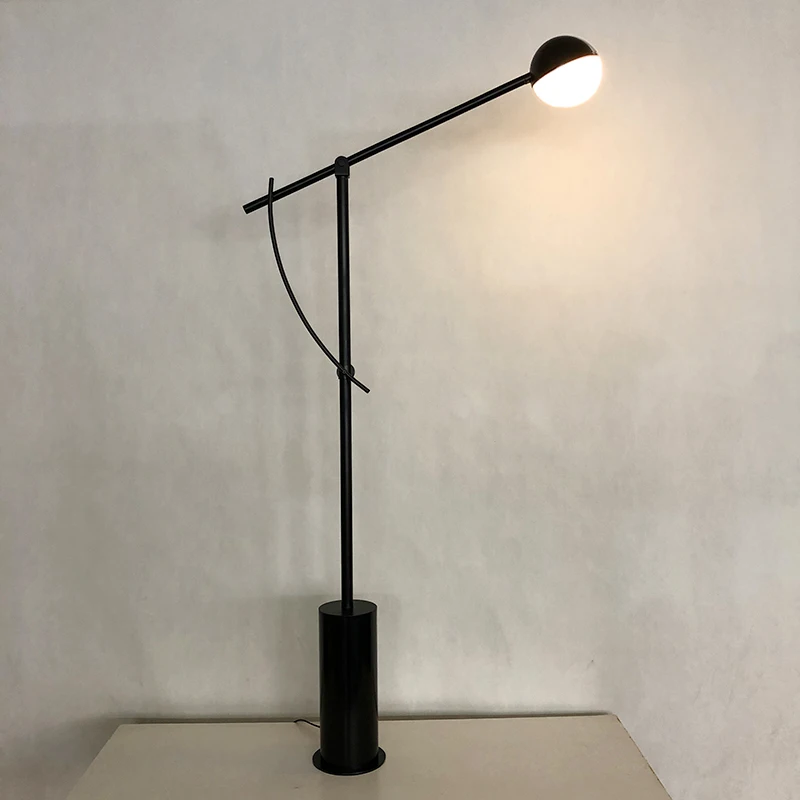 

Vintage floor lamp designer Marble Metal adjustable floor lamp Bar Villa Hotel Reading Bedroom Beside living room standing lamp
