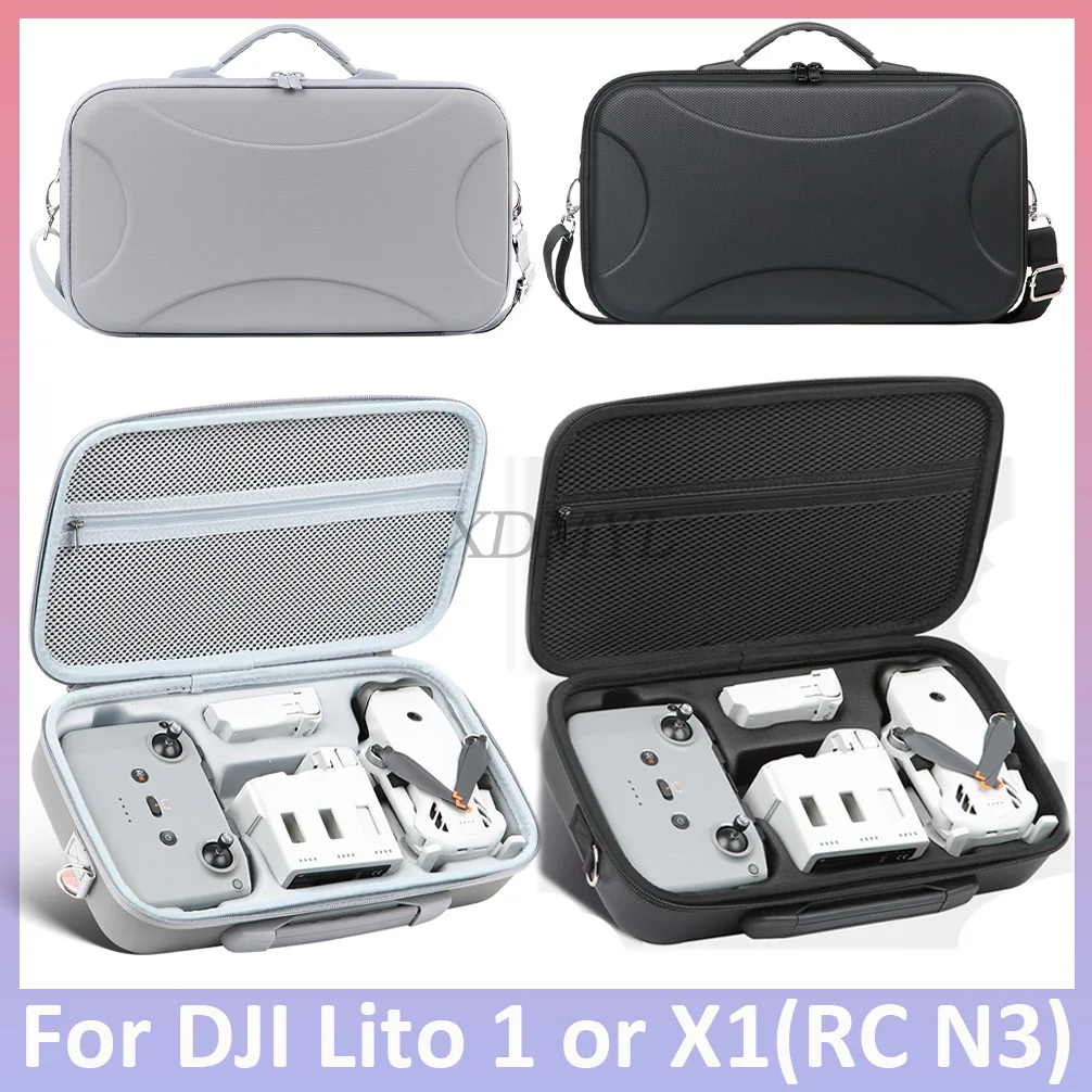 DJI Lito 1/Lito X1RC N3 PU 방수 숄더백 하드 여행용 보관 가방..