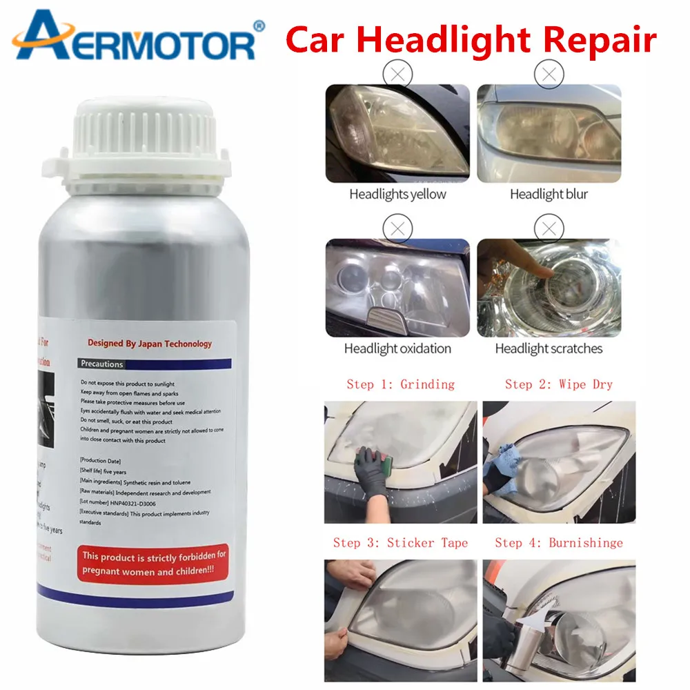 BestPolishHeadlightChemicalPolishingKitHeadlightsLiquid800g