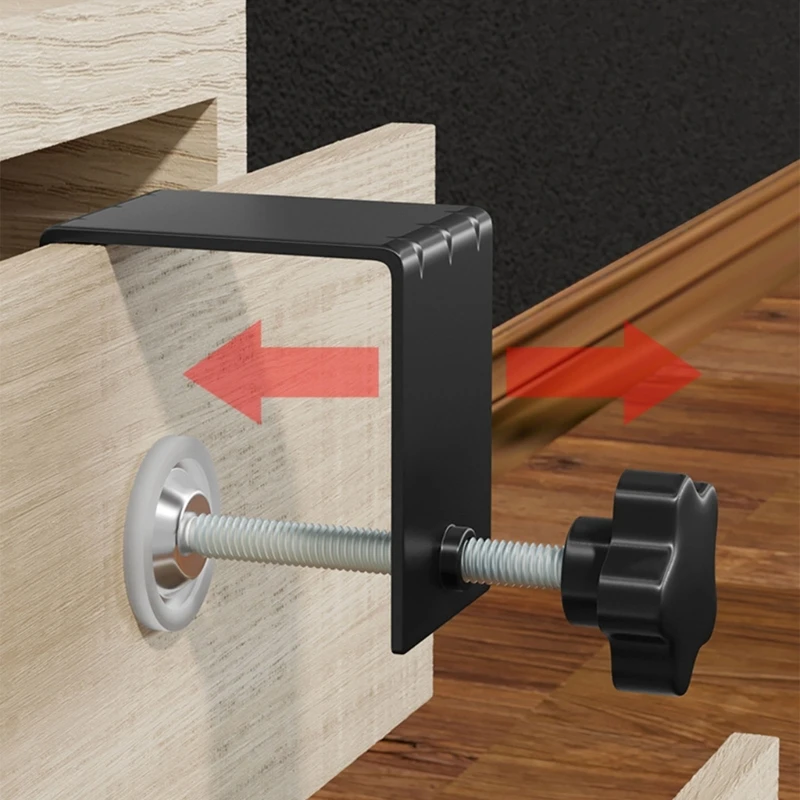 Woodworking Drawer Front Installation Clamp Home Improvement Adjustable Steel Thickened Jig Installation Tool