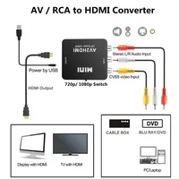 HDMI-compatible to AV RCA CVSB L/R Video Scaler Adapter 1080P Composite Converter AV to HDMI With USB Cable Video Converter Box - Image 5