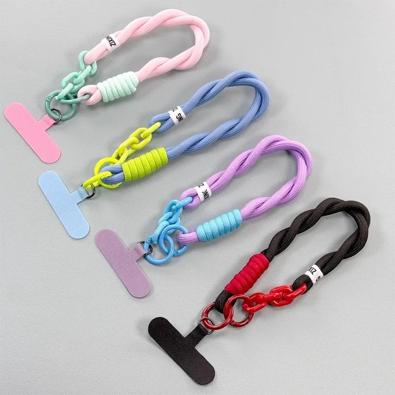 Cute Decorative Mobile Phone Wrist Strap with Anti-Loss Pendant
