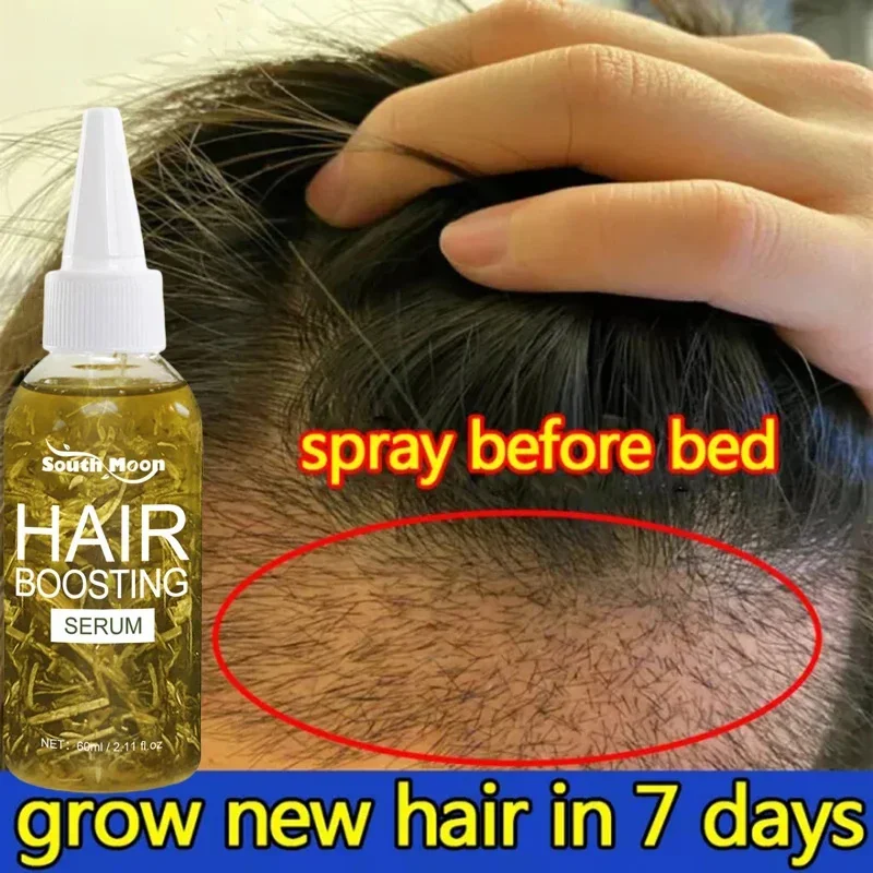 Hair Growth Serum Fast Hair Growth Oil Africa Crazy Traction Alopecia Serum Anti Hair Break Thicken Loss Treatment Spray Man Women 60ML