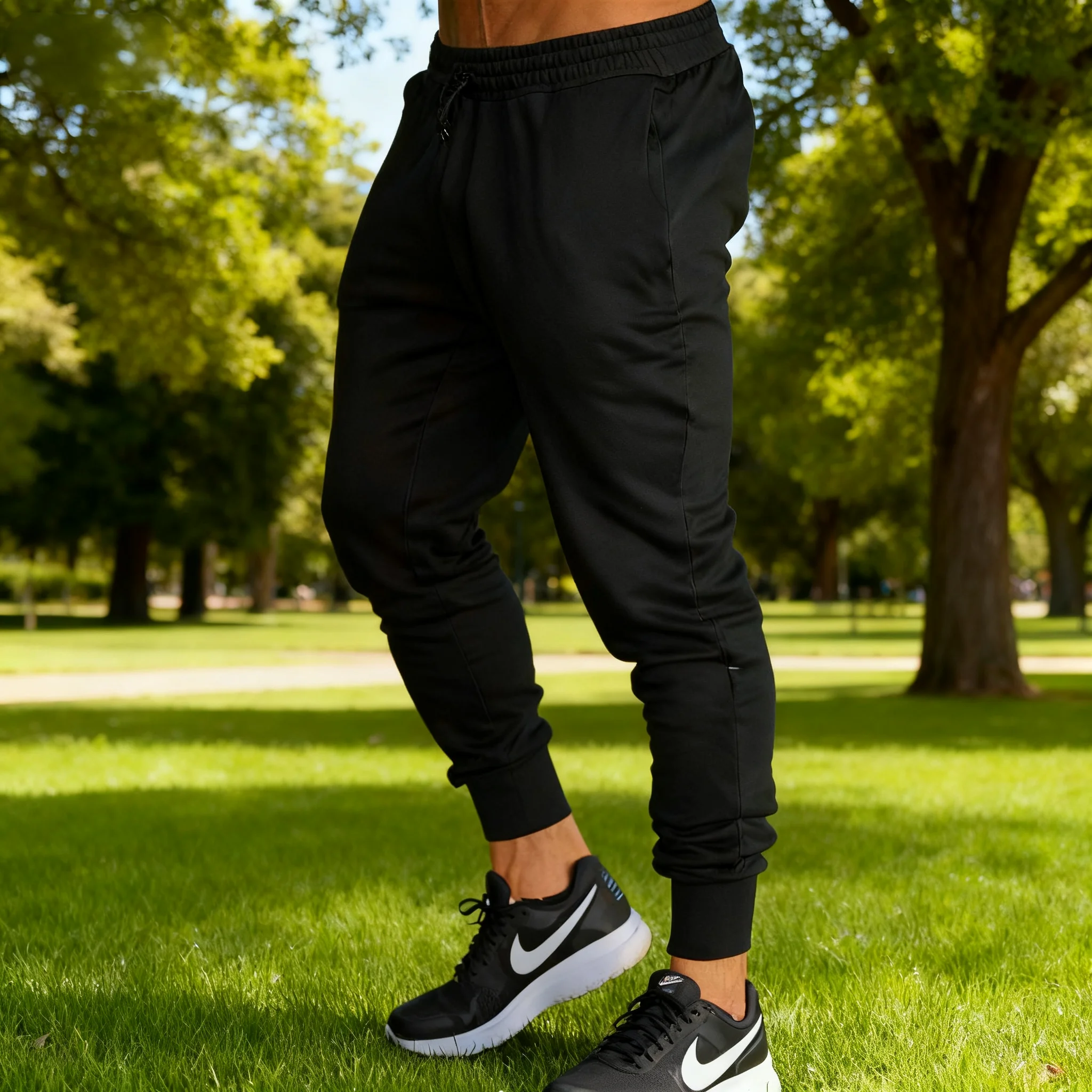 Men Casual Sports Pants Running Workout Jogging Long Trousers 10 Sa7a19e74e3b040e9b8daf882ca1df1a5p