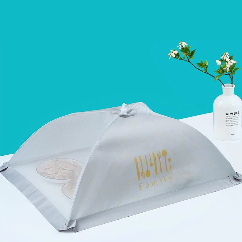 Portable Umbrella Food Cover Anti Mosquito Vegetable Cover Table Home Using Food Kitchen Gadgets Cooking Tool 50X70 Cm