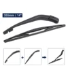 355mm 14" Rear Window Windshield Wiper Blade Arm Set for 09-14 Honda Fit Jazz MK2  Car  Back Wiper Blade Arm 2