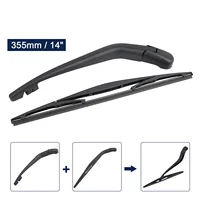355mm 14" Rear Window Windshield Wiper Blade Arm Set for 09-14 Honda Fit Jazz MK2  Car  Back Wiper Blade Arm 2