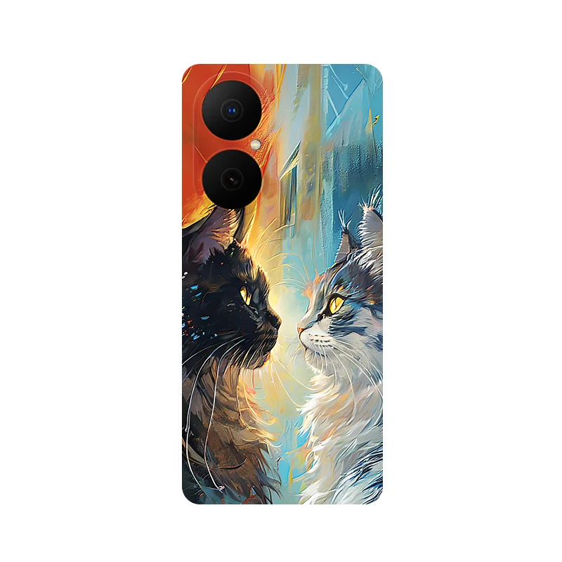 Lovely Cat Soft Silicone Shockproof Bumper Case