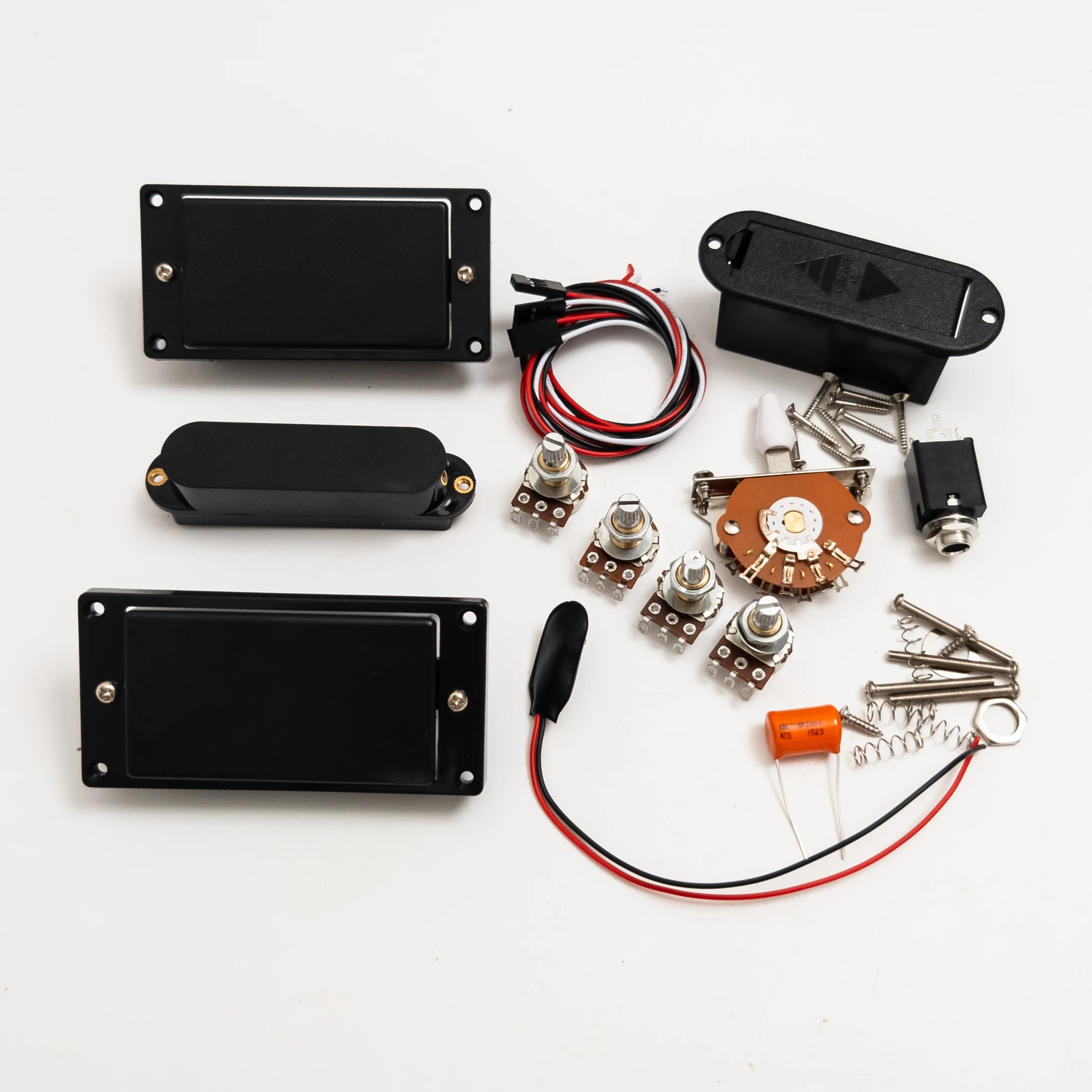 Active EMG 81 85 Electric Guitar Pickups Set HSH 25K Pots, & Full