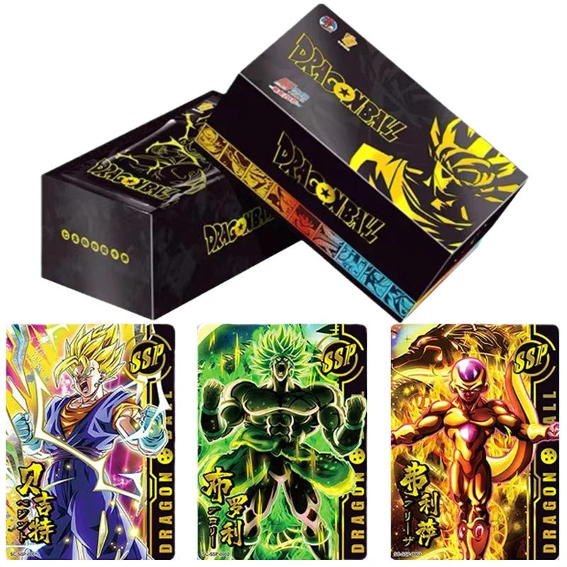 Dragon Ball Card Son Goku Saiyan Anime Figures Hero Card Collection Flash Card Game Cards Table Toys Regalo Di Natale Per Bambini