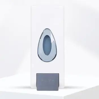 เครื่องจ่ายสบู่เหลวแบบแมนนวลขนาด 600 มล. ติดผนังเจลล้างมือแชมพูสําหรับห้องครัวร้านอาหารห้องน้ําห้องน้ํา 1