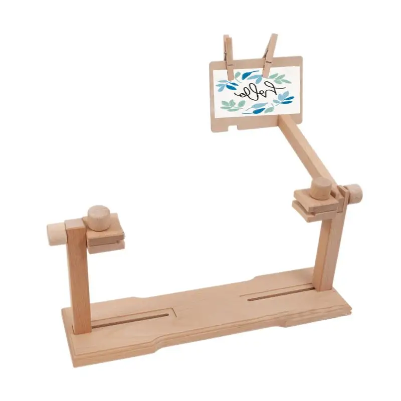 

Держатель-обруч для вышивки, регулируемая подставка из Букового дерева для шитья, вышивания, рукоделия