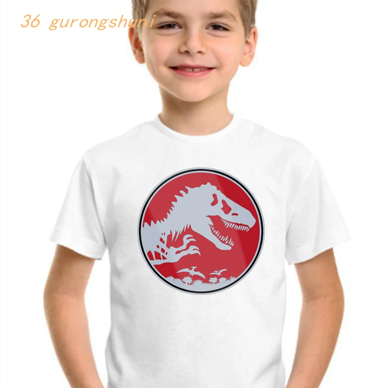 Kid t shirt for girls clothes children’s birthday tshirt girl Jurassic park game graphic t shirts kids clothes boys clothing kid t shirt designs