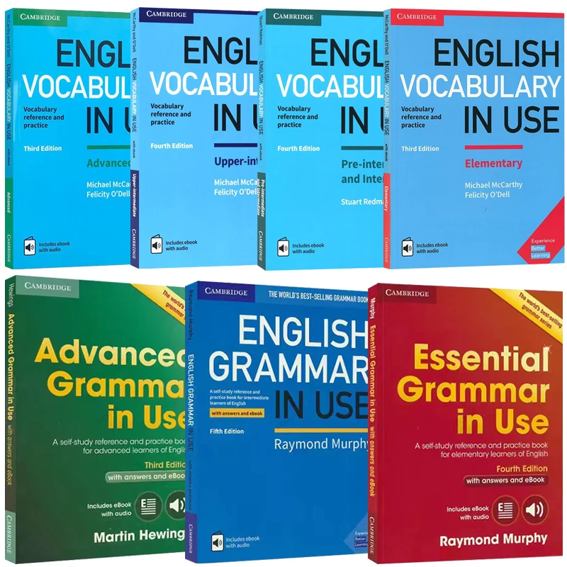 Universität Ielts Vokabular Cambridge Wesentliche Fort Geschrittene Englische Grammatik In Gebrauch Sammlung Bücher Kostenloses Audio Senden Sie Ihre 