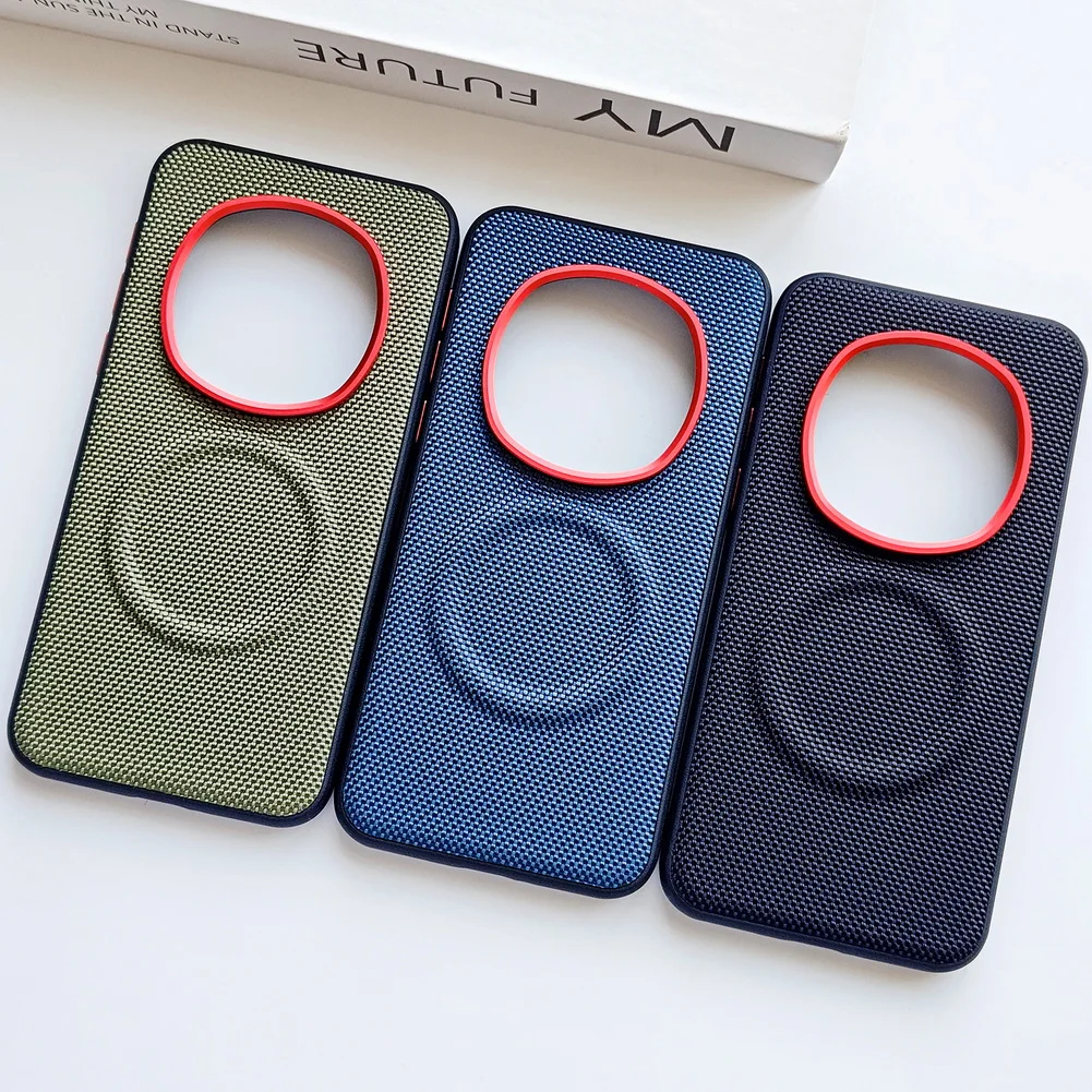 Enhanced Protective Magnetic Ring with Red Circle Lens для Honor Magic Series