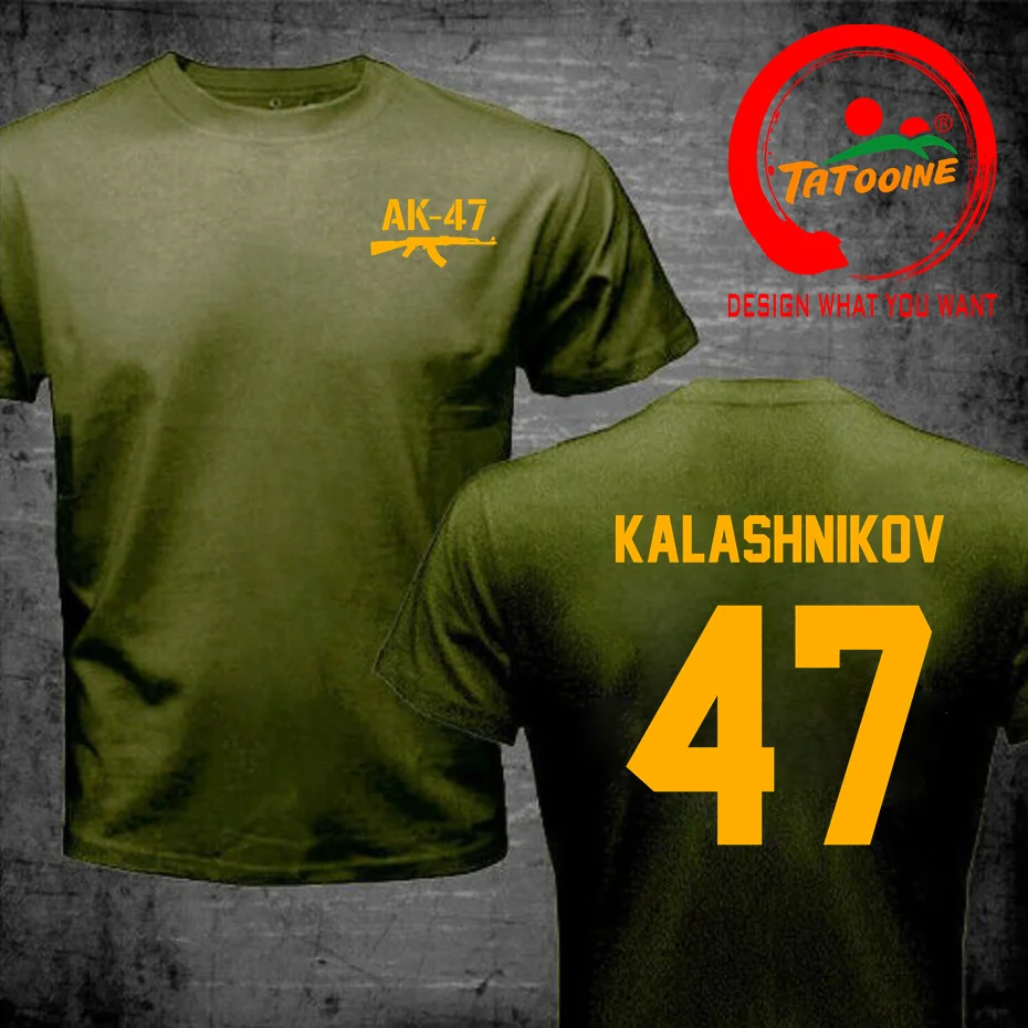 Russo Kalashnikov AK-74 Assalto Fucile T-shirt 100% Cotone O-collo - Foto 14