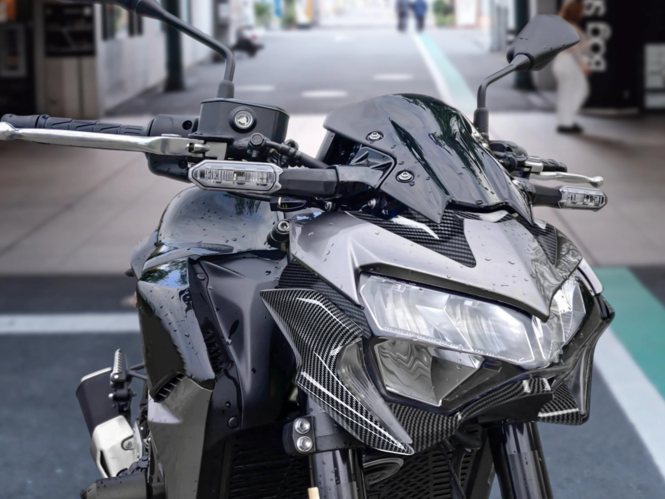 オートバイ フロント アッパー ヘッドライト フェアリング ステー ブラケット 適用: 2014-2016 ヤマハ MT 09 MT-09 FZ 09 FZ-09 ブラック AL-KK-4959 2輪 AL フェアリング ために Z1000 2014 2015 2016 2017 2018 2019 オートバイ