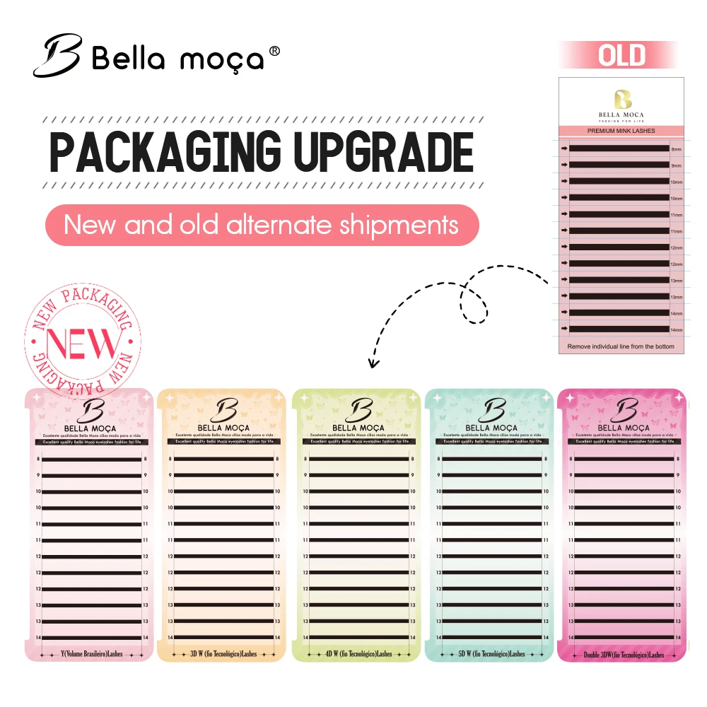 Bella Moça Faux Mink Y-Shaped Lashes - Brown/Black Curl