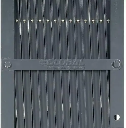 8'W Double Folding Security Gate, 6-1/2'H 5