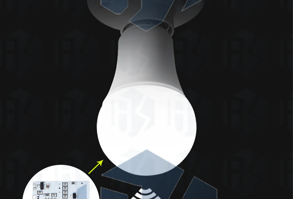 1~10PCS EGBO P02 Radar-Induktionsmodul, energiesparendes Schaltmodul, 3,9G LED, intelligente Sensorik, speziell für Bubble Lights – Detail 5