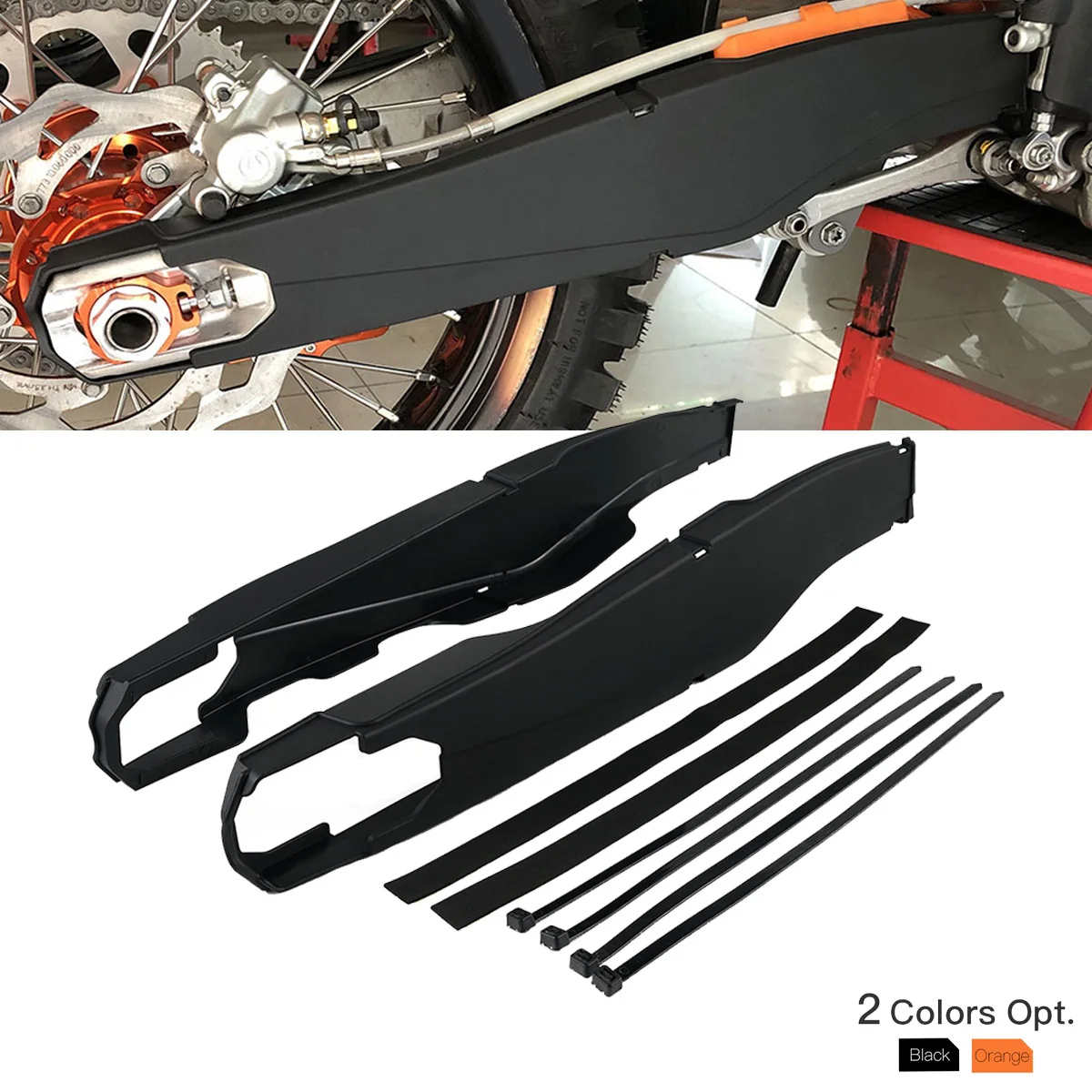 Rehausseurs De Guidon Husqvarna 125-501 (2014-2023) - +25mm, Aluminium CNC Noir, Boulons Inclus - Pour Motocross/enduro