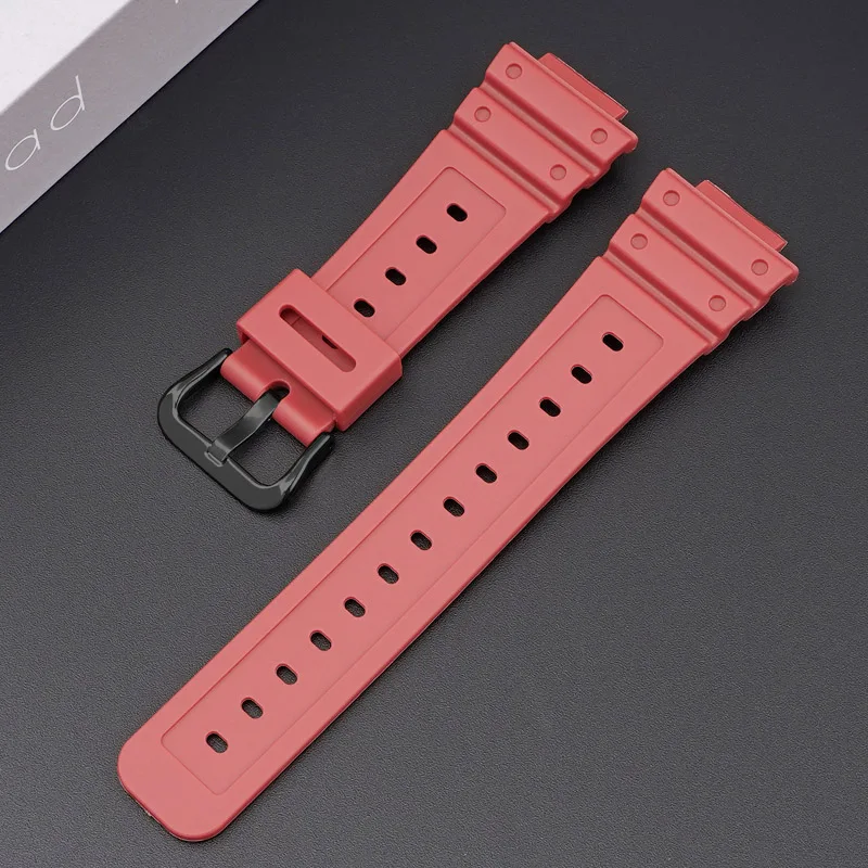 Silicone Soft Resin Watch Strap - 16mm Premium Wrist Band