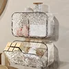 Multi-functional Makeup Organizer with Glacier Patterns: Perfect for Bathroom Storage without Drilling Holes 3
