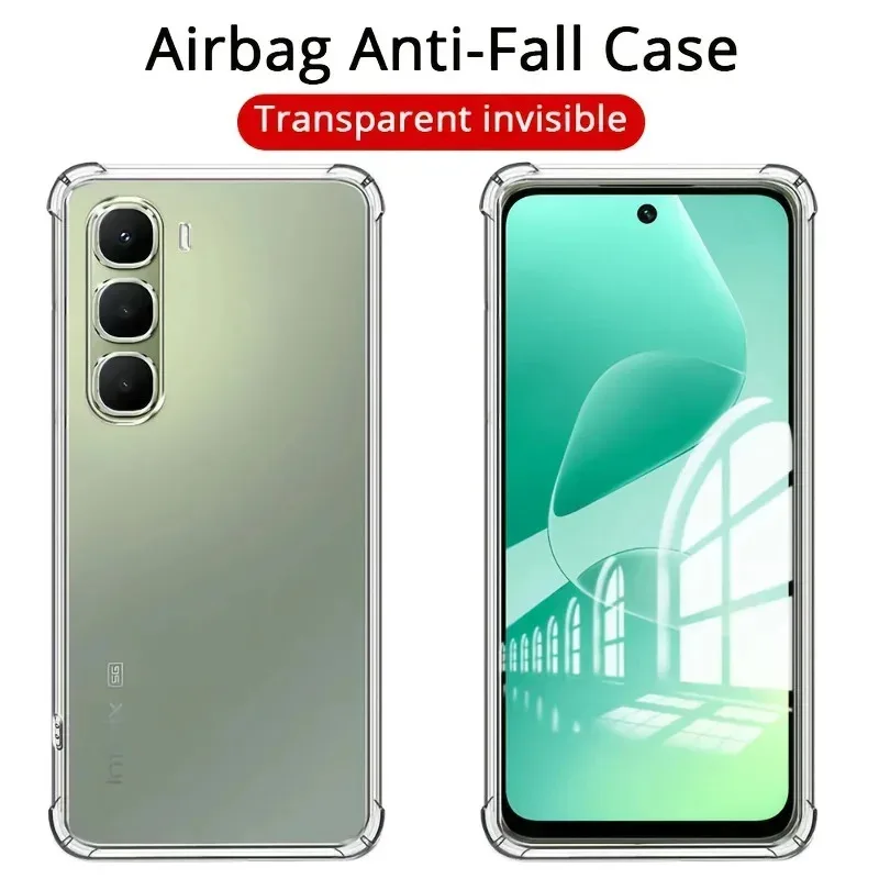 Clear Soft Silicone Back Cover - Transparent Phone Case